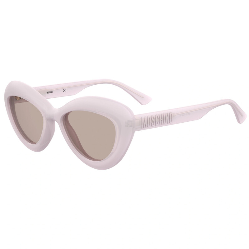 Moschino Pink Cat Eye Ladies Sunglasses MOS163/S 035J/U1 55