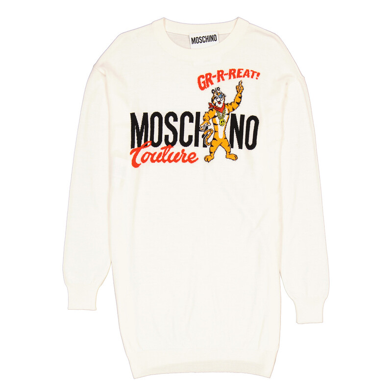 <カリーシRさん専用>LOVE MOSCHINO モスチーノ　総柄　ニット Moschino テディベア セーター | ブラック | FARFETCH JP