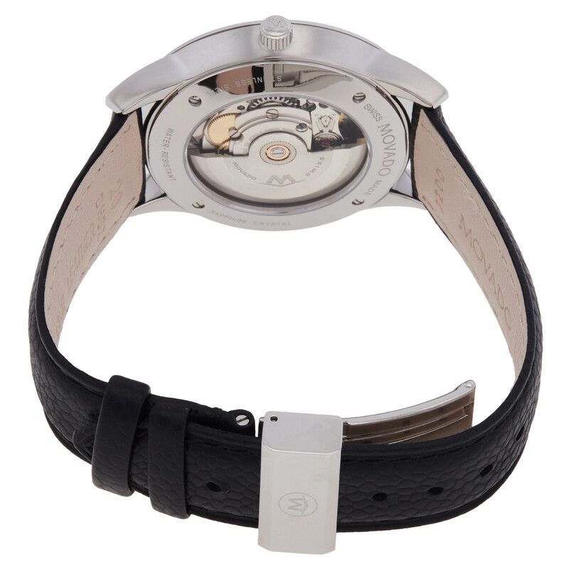 Movado 1881 Automatic Black Dial Unisex Watch 0607612 - Watches