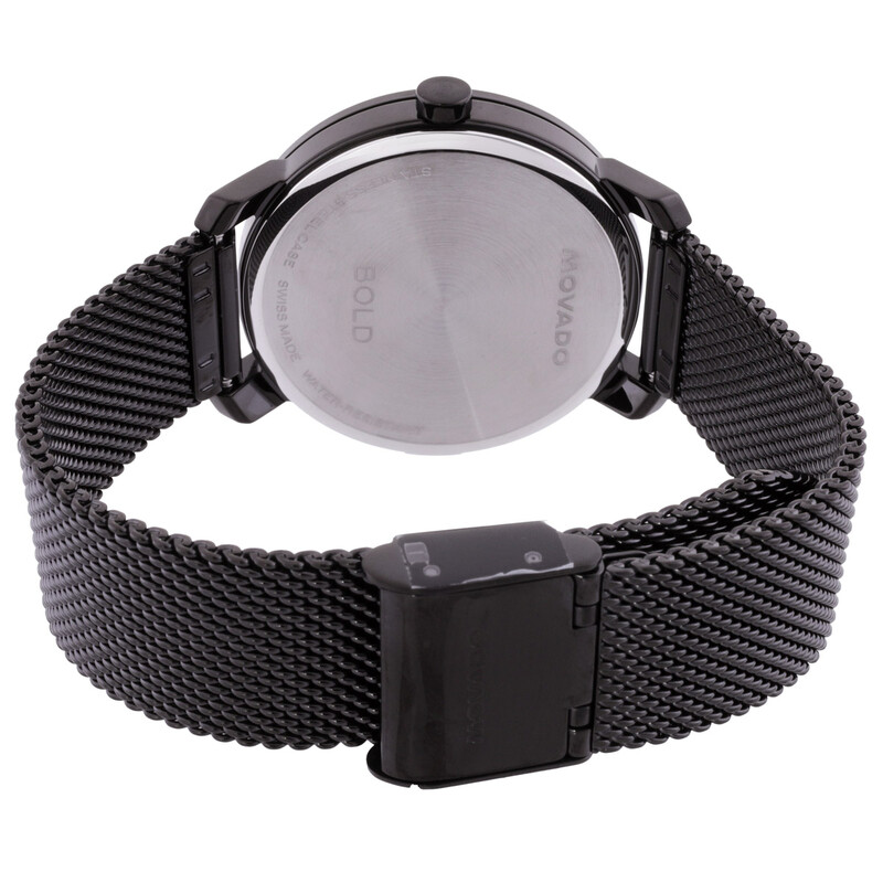 Movado Bold Access Quartz Black Dial Ladies Watch 3600923