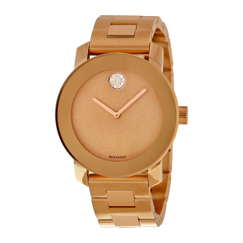 Movado Bold Bronze Dial Rose Gold Ion-plated Ladies Watch  display picture 1