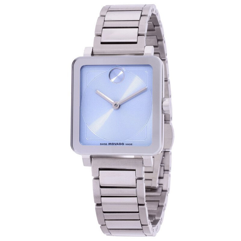 Movado Bold Evolution 2.0 Quartz Blue Dial Ladies Watch 3601164 ...