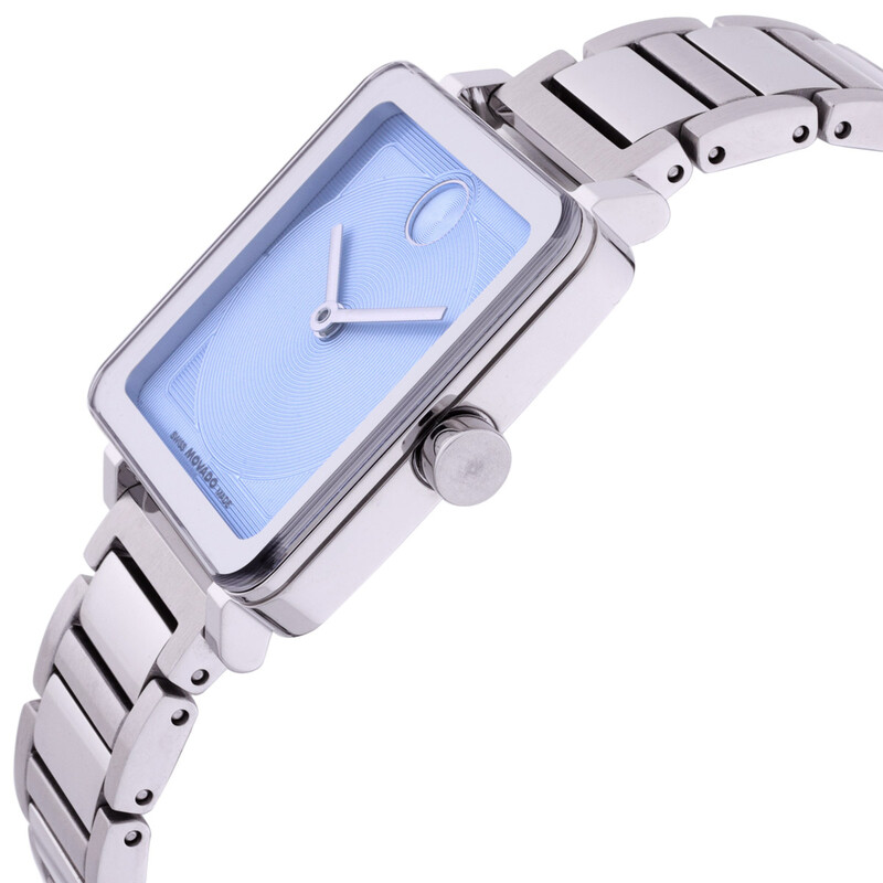 Movado Bold Evolution 2.0 Quartz Blue Dial Ladies Watch 3601164 ...
