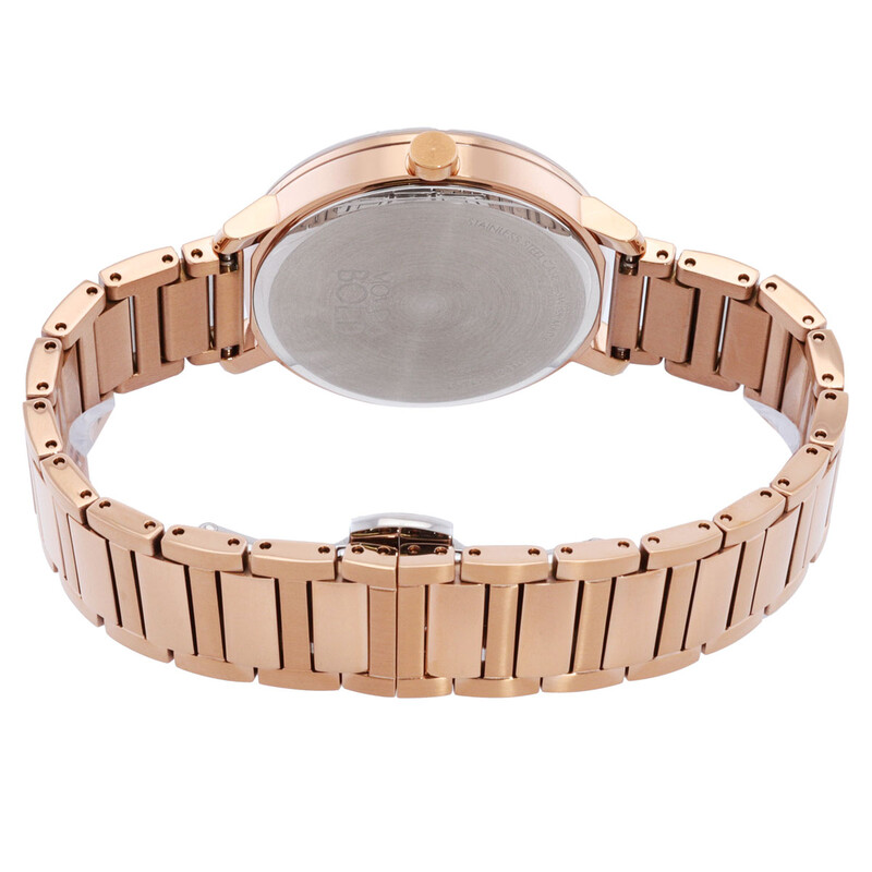 Movado Bold Evolution 2.0 Quartz Rose Gold Dial Ladies Watch 3601142 ...