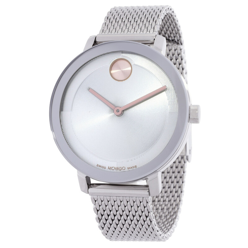 マーロウ Movado Bold Evolution 2.0 Quartz Silver Dial Ladies Watch 3601085