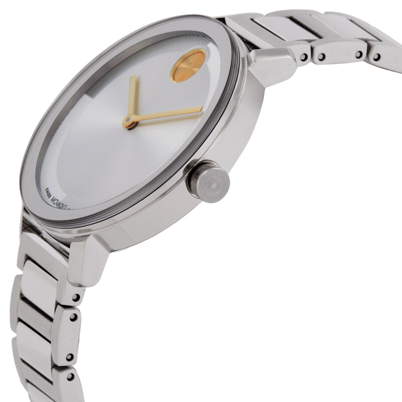 Movado Bold Evolution 2.0 Quartz Silver Dial Ladies Watch 3601191 ...