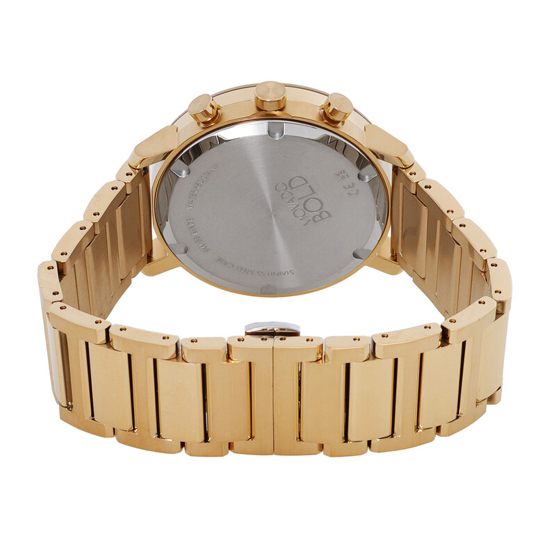 Movado Bold Evolution Chronograph Quartz Gold Dial Men's Watch