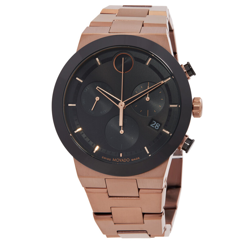 Movado Bold Fusion Chronograph Quartz Black Dial Men's Watch 3600898 ...
