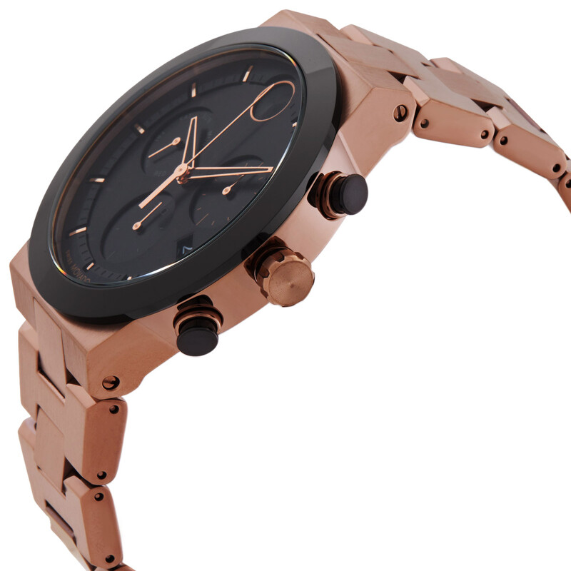 Movado Bold Fusion Chronograph Quartz Black Dial Men's Watch 3600898 ...