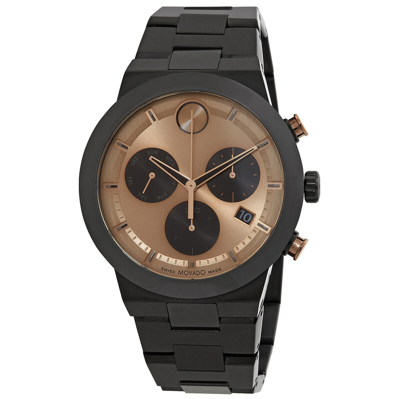 Movado Bold Fusion Chronograph Quartz Bronze Dial Men's Watch 3600897 ...