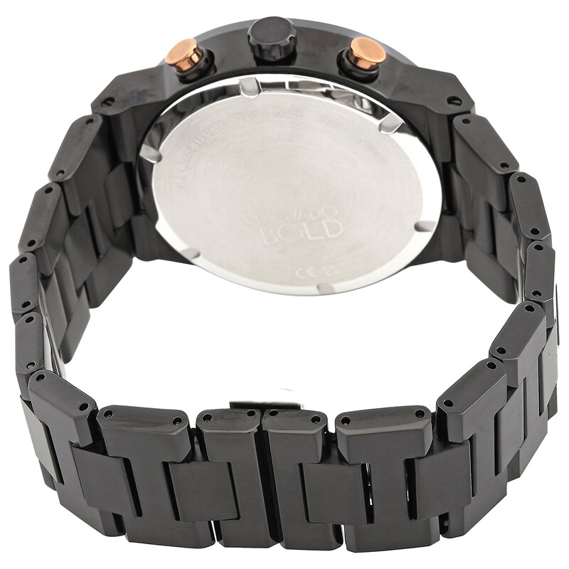 Movado Bold Fusion Chronograph Quartz Bronze Dial Men's Watch 3600897 ...