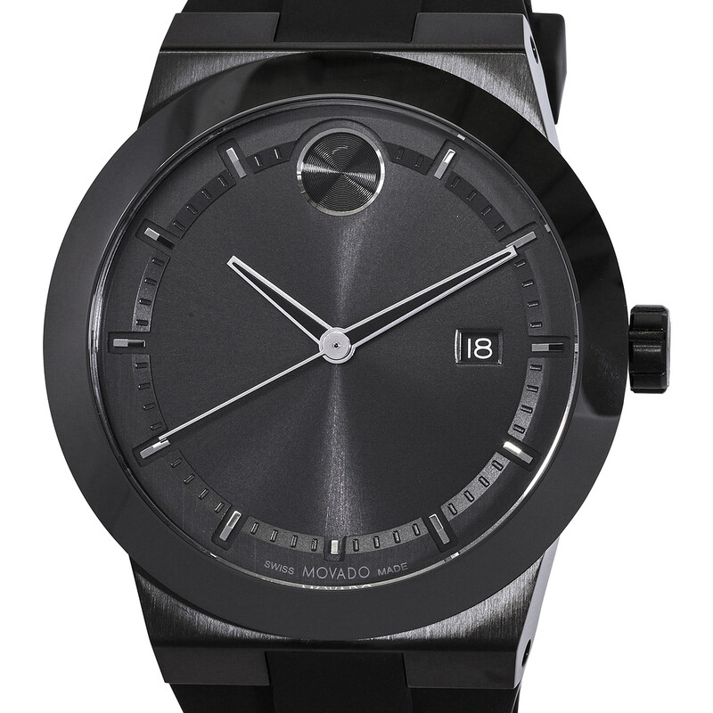 Movado Bold Fusion Quartz Black Dial Men's Watch 3600849 885997455343 ...