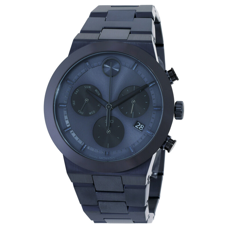 Movado Bold Fusion Quartz Blue Dial Men's Watch 3600859 885997452212 ...