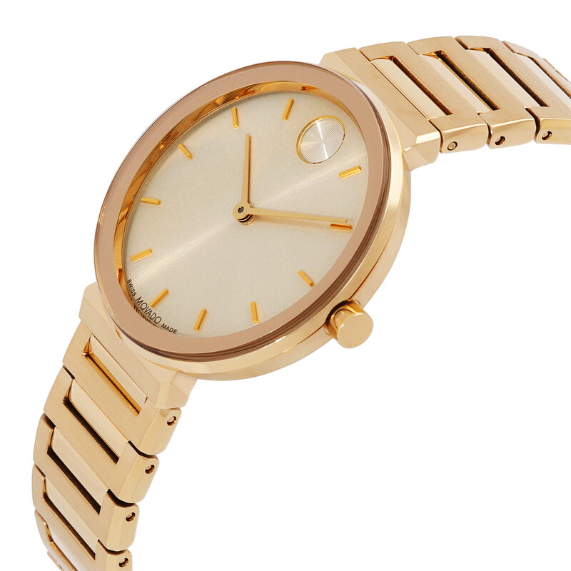 Movado Bold Horizon Quartz Taupe Dial Ladies Watch 3601088 - Watches ...