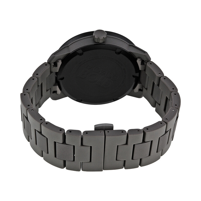 Movado Bold Matte Black Dial Men's Watch 3600098 885997041072