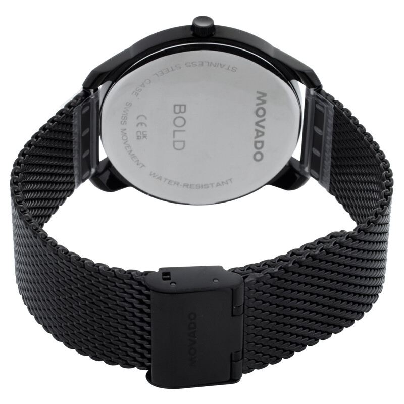Movado Bold Quartz Black Dial Men's Watch 3601338 - Watches, Bold ...