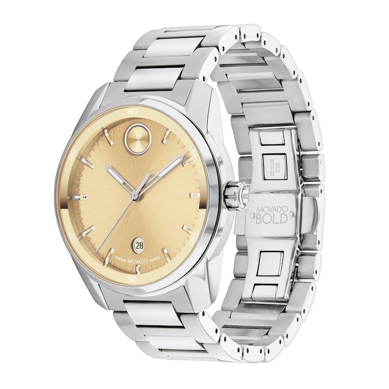 Movado Bold Quartz Gold-tone Dial Men's Watch 3601203 - Watches
