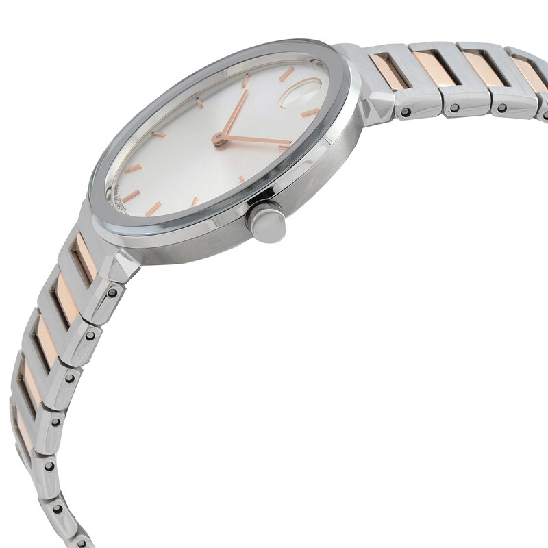 Movado Bold Quartz Silver Dial Ladies Watch 3601146 - Watches, Bold ...