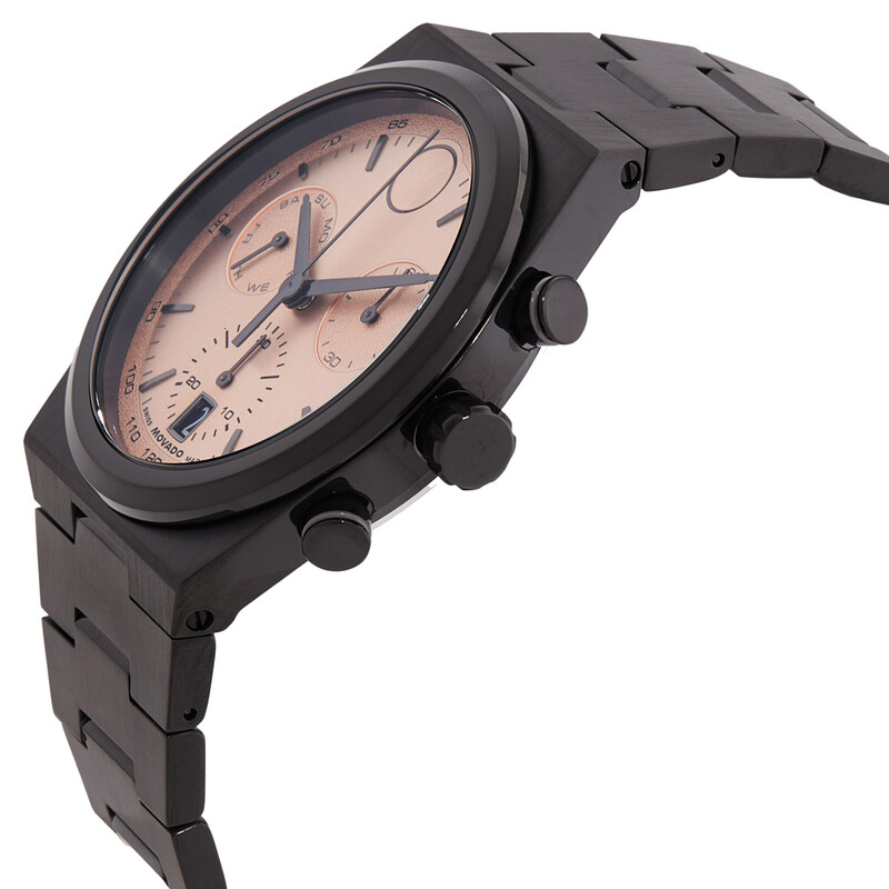 Movado Bold Quest Chronograph Quartz Rose Gold Dial Men's Watch 3601245 ...