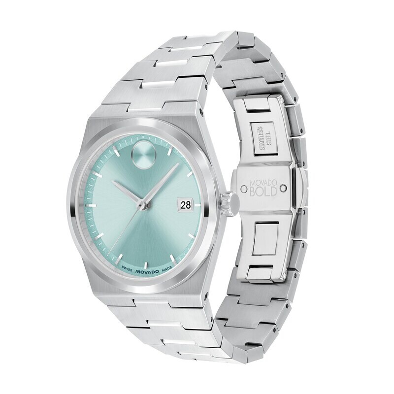 Movado Bold Quest Quartz Blue Seafoam Dial Unisex Watch 3601186 ...