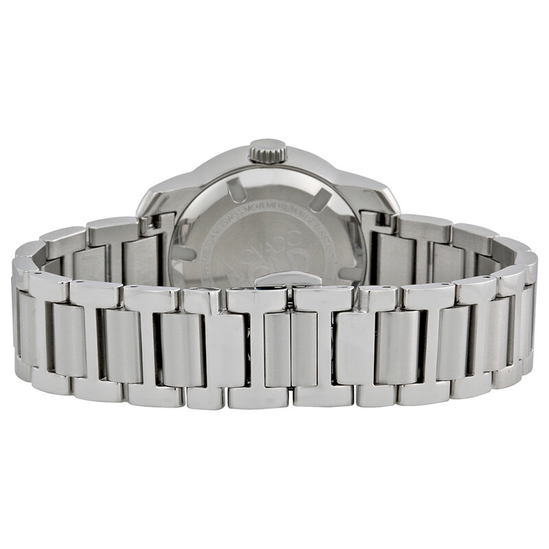 Movado Bold Silver Crystal Pave Dial Ladies Watch 3600254  display picture 1