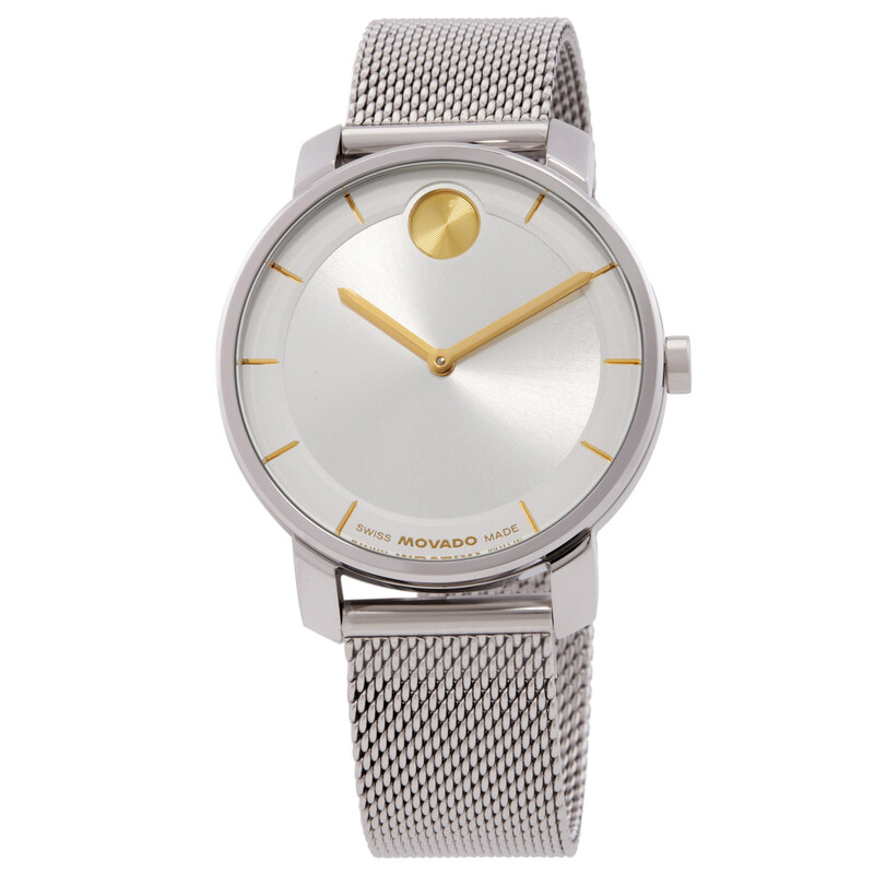 Movado Bold Silver Dial Ladies Watch 3600919 - Watches, Bold
