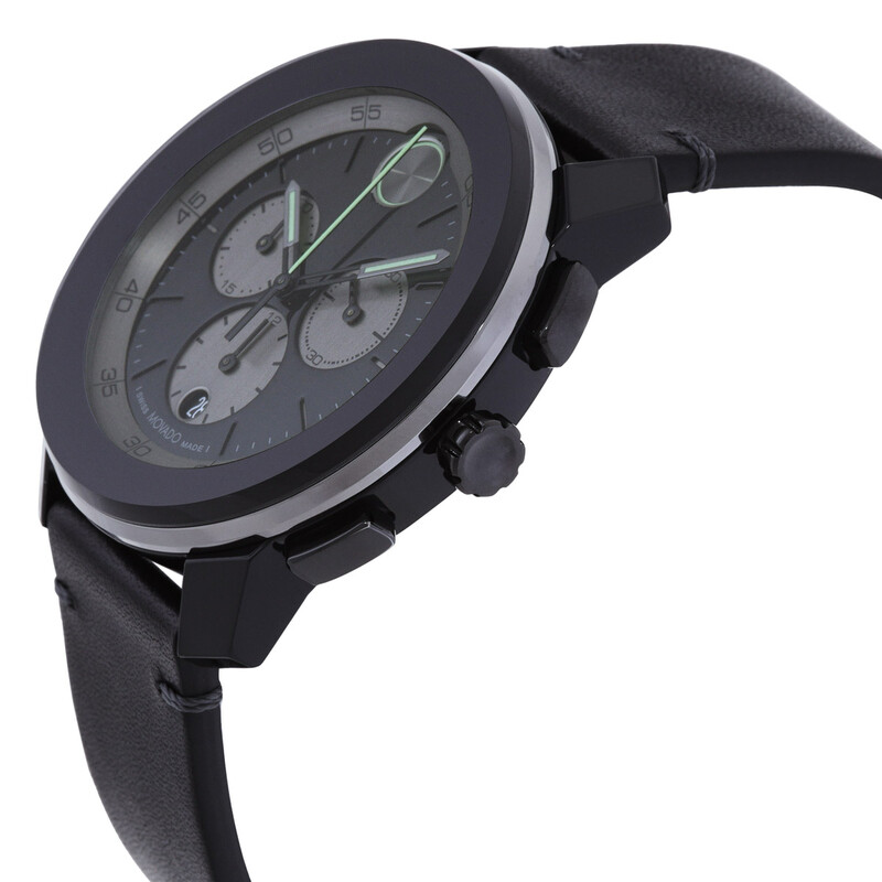 Movado Bold TR90 Chronograph Quartz Black Dial Men's Watch 3601092