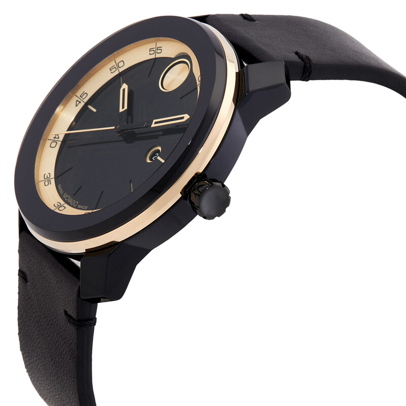 Movado Bold TR90 Quartz Black Dial Unisex Watch 3601130 - Watches