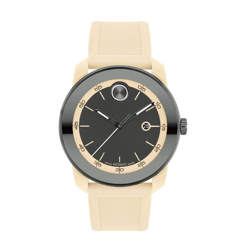 Movado Bold TR90 Quartz Gunmetal Dial Men's Watch 3601207 - Watches ...