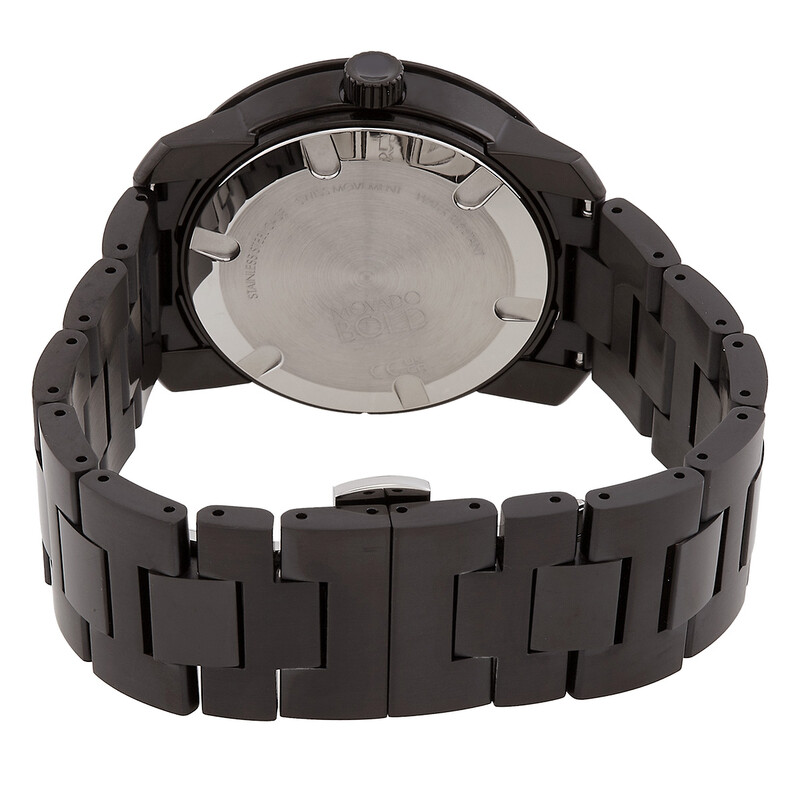 Movado BOLD Trend Quartz Black Dial Men's Watch 3600467 - Watches