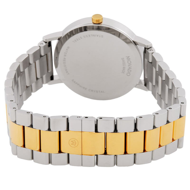 Movado Classic Museum Quartz Black Dial Ladies Watch 608038
