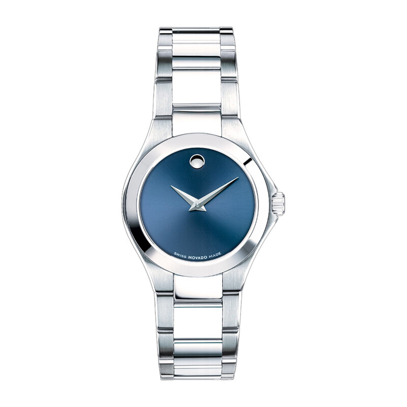 Movado Defio Quartz Blue Dial Ladies Watch 0607309 - Watches  display picture 2