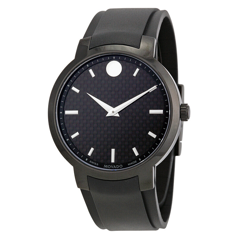 Movado Gravity Black Carbon Fiber Men's Watch 0606849 885997118460
