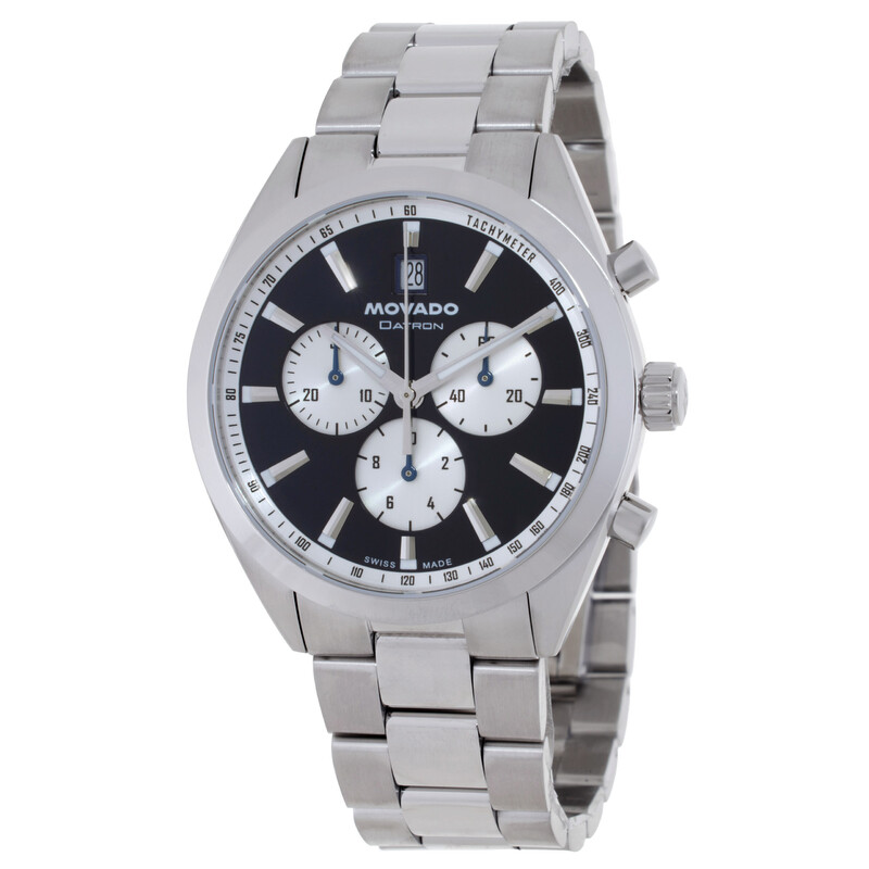Movado Heritage Series Datron Chronograph Quartz Blue Dial Men's