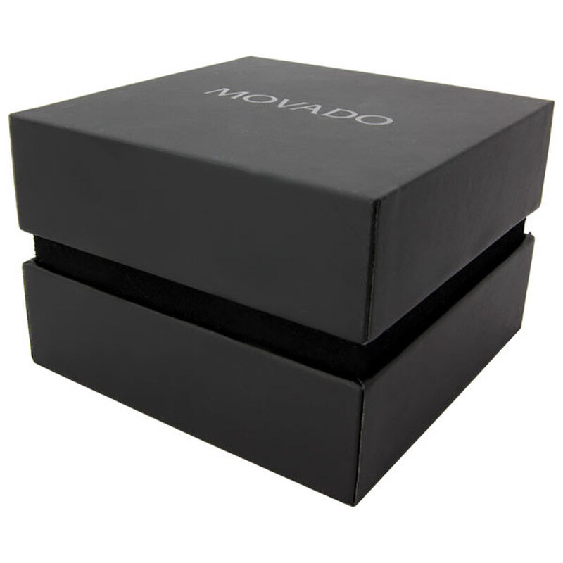 Movado Museum Black Museum Dial Stainless Steel Men's Watch