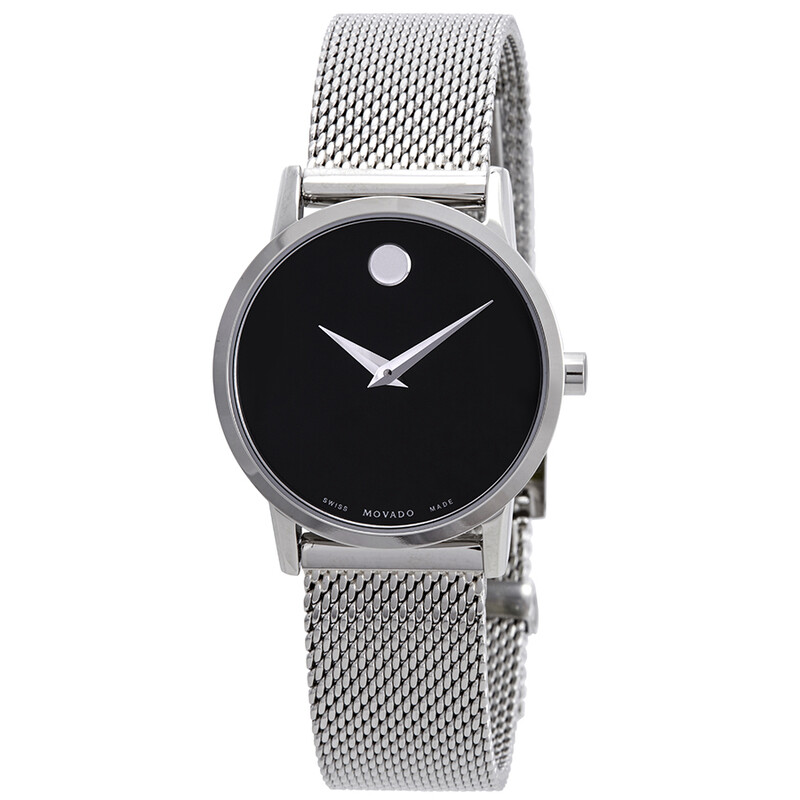 Movado Museum Classic Black Dial Ladies Watch 0607220 885997267359