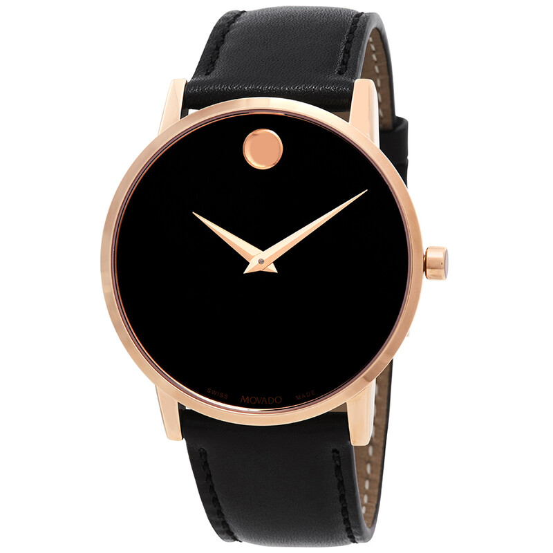 Movado Museum Classic Black Dial Men's Watch 0607272 885997279833