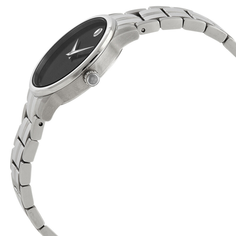 Movado Museum Classic Quartz Black Dial Ladies Watch 0607537  display picture 1