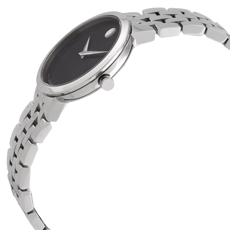 Movado Museum Classic Quartz Black Dial Ladies Watch 0607813  display picture 3