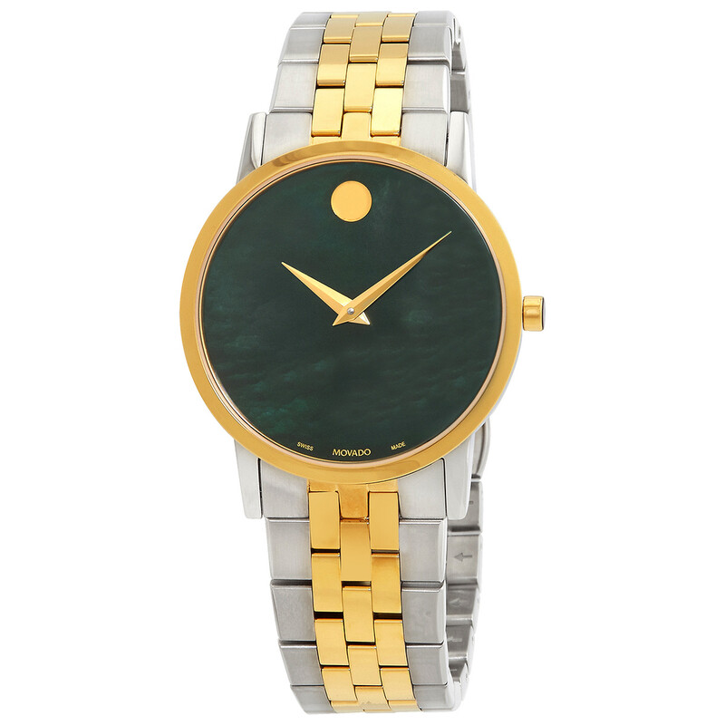 Movado Museum Classic Quartz Green Dial Ladies Watch 0607631 885997446044 -  Watches, Museum - Jomashop