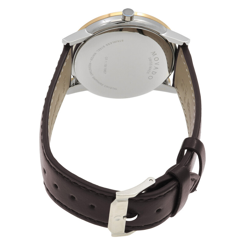 Movado Museum Classic Quartz Men's Watch 0607893 - Watches, Museum