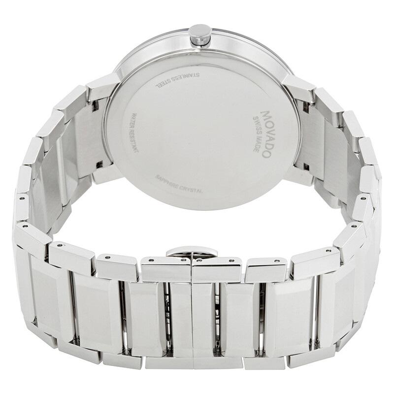 MOVADO シルバー 円形掛時計 Movado Museum Classic Chronograph Watch 42mm with Blue Dial - 0607998