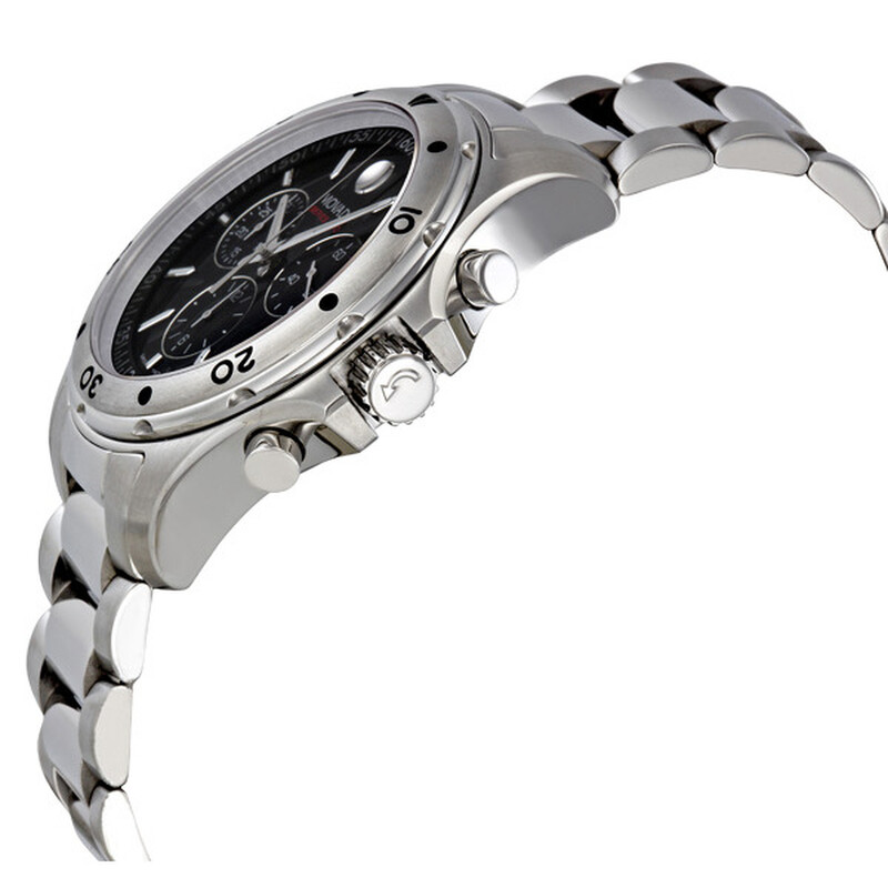 Movado Series 800 Chronograph Quartz Black Dial Men's Watch