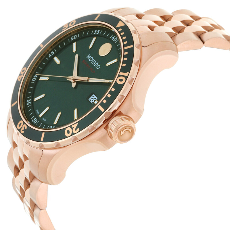 Movado Series 800 Quartz Green Dial Men's Watch 2600185 - Watches