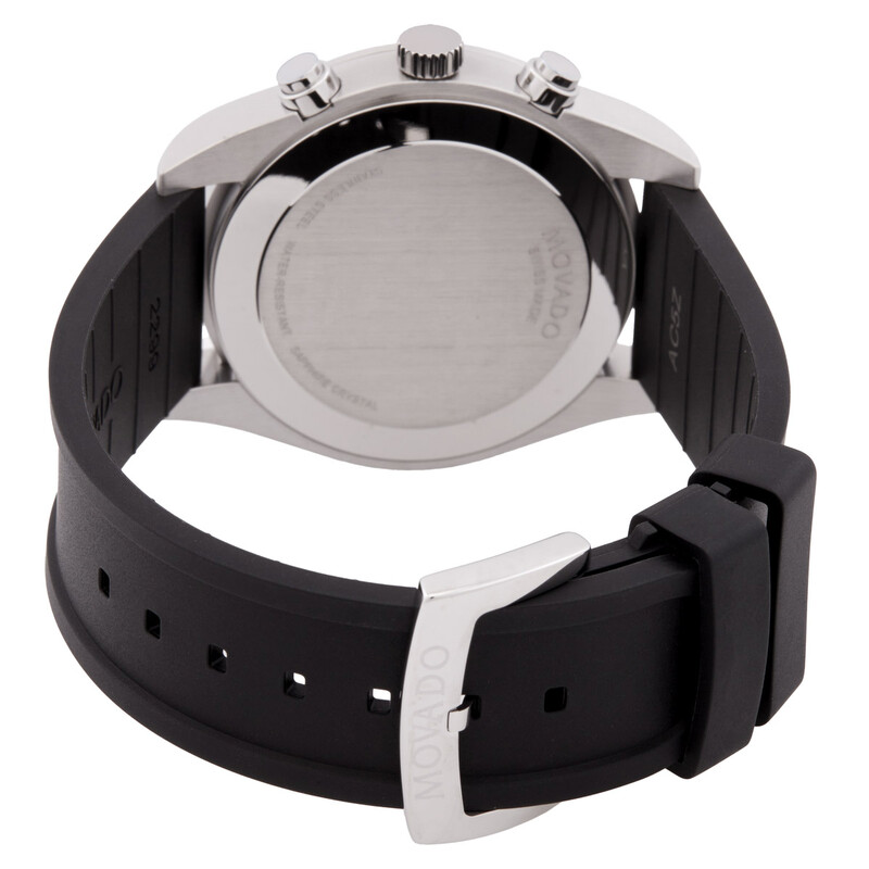Movado Sport Chronograph Quartz Black Dial Men's Watch 607992