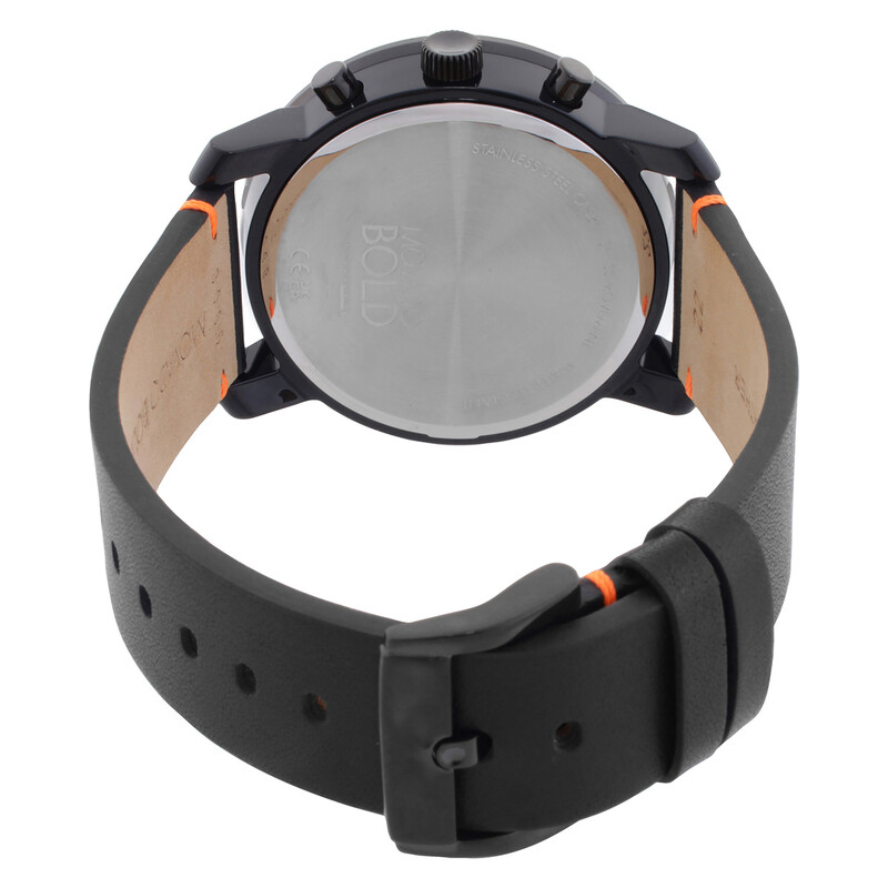 Movado Trend Impulse Chronograph Quartz Black Dial Men's Watch
