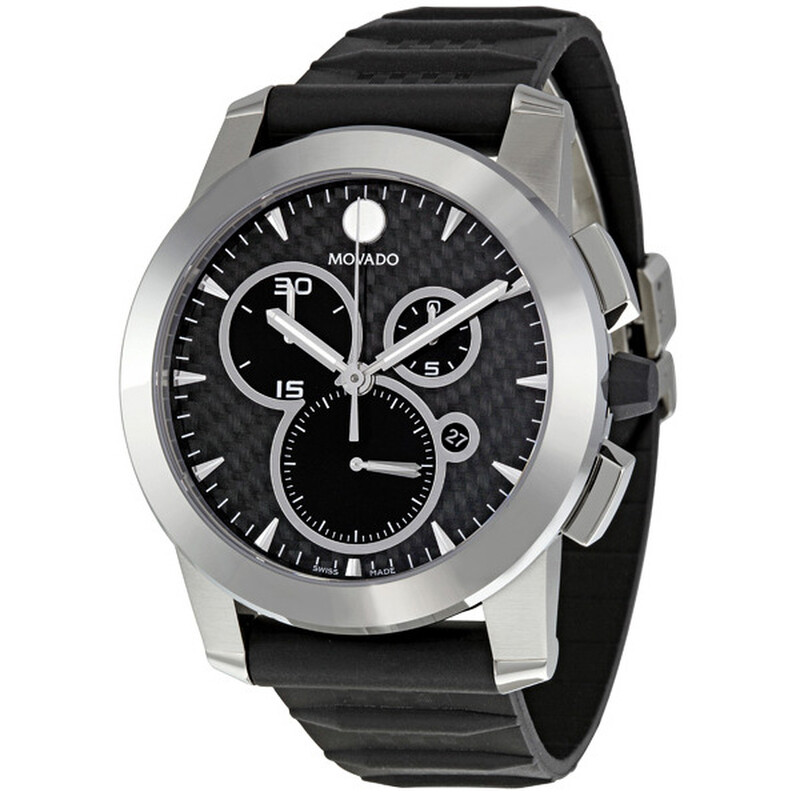 Movado Vizio Anthracite Dial Men's Watch 0606082 - Watches, Vizio