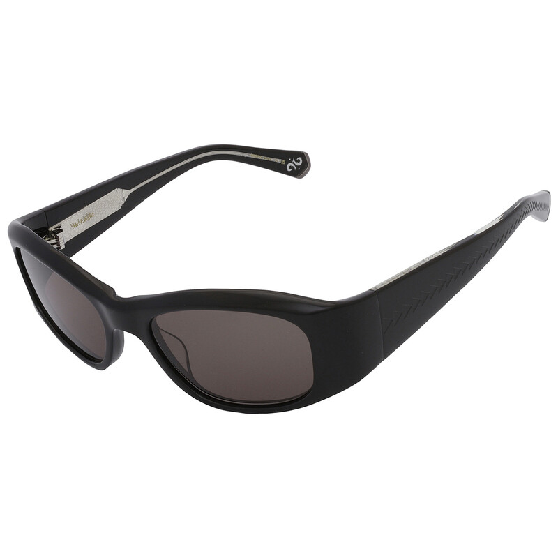 Mr. Leight ALOHA DOC S Lava Oval Men's Sunglasses ML2035 BK-GM