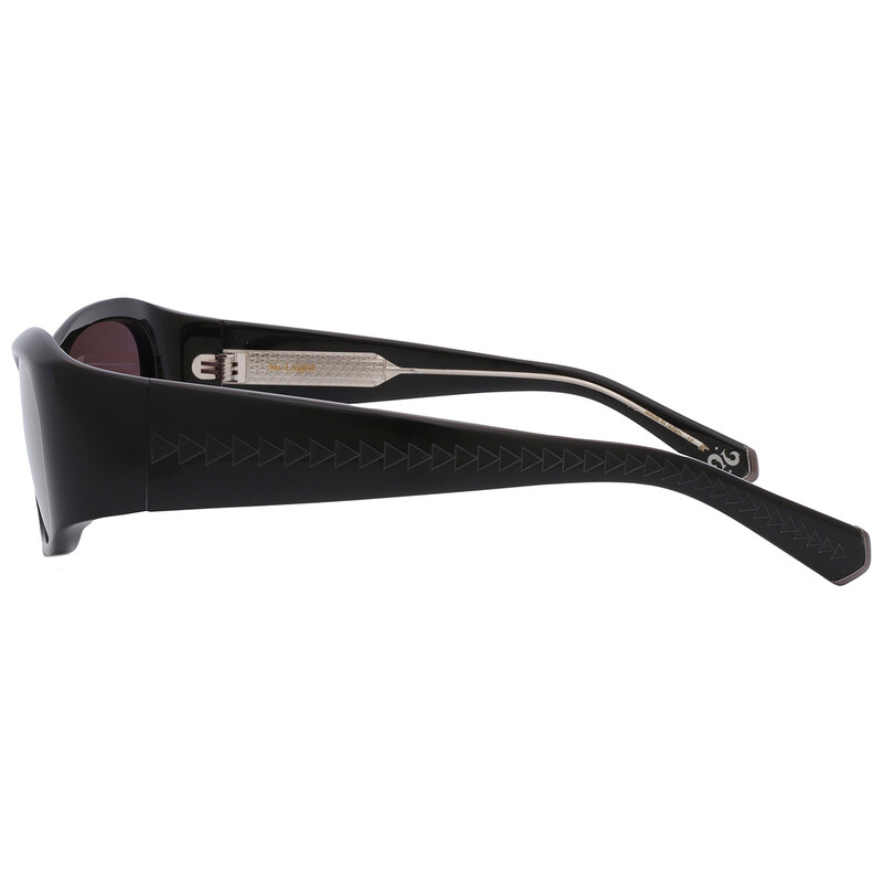 Mr. Leight ALOHA DOC S Lava Oval Men's Sunglasses ML2035 BK-GM