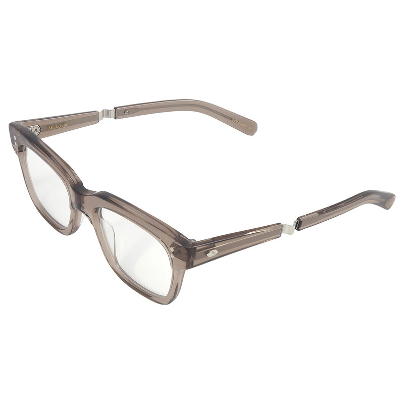 Mr. Leight Ashe C Demo Rectangular Unisex Eyeglasses ML1018 GRYCRY